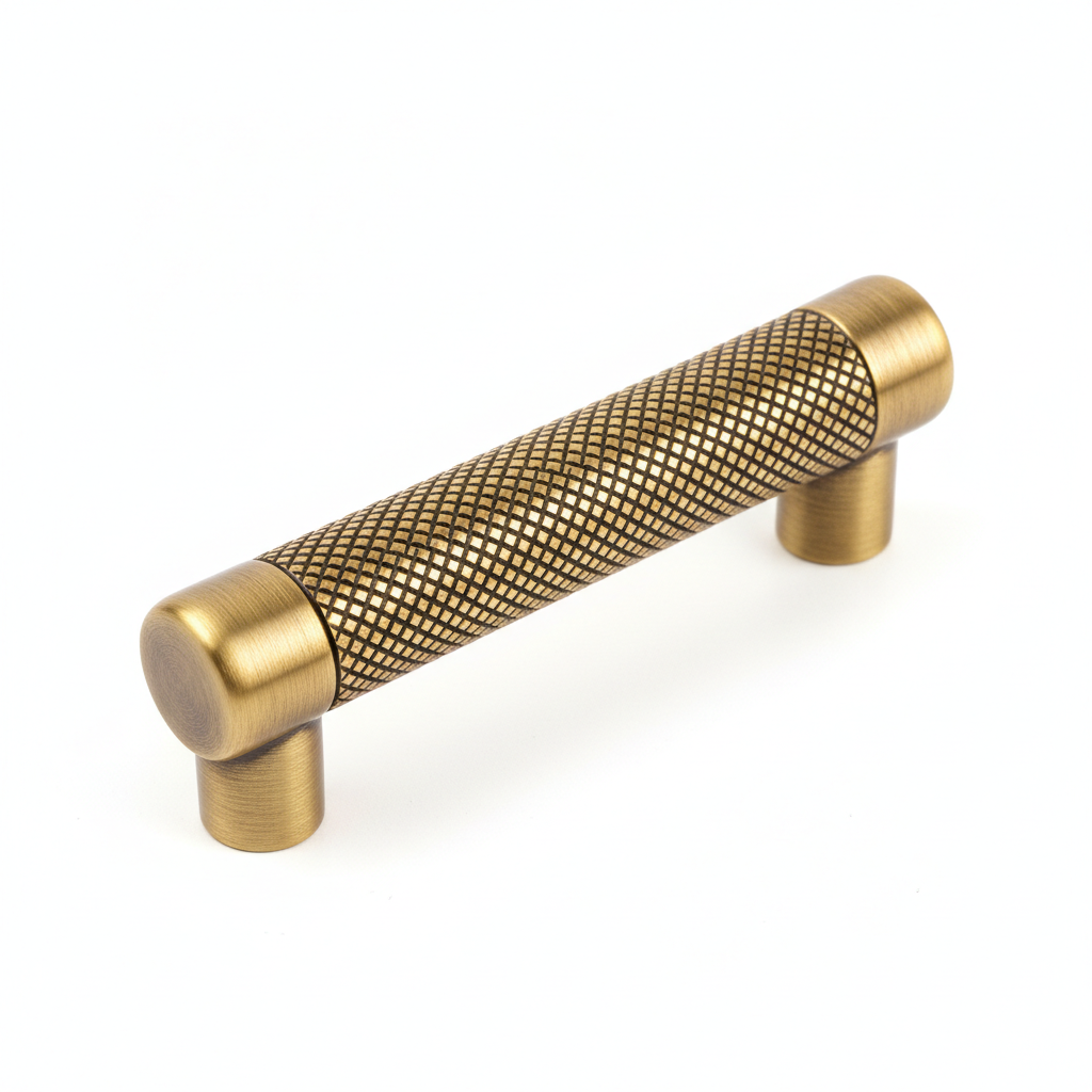 Santaya Antique Brass Diamond-cut T-bar Cabinet Handle Knob