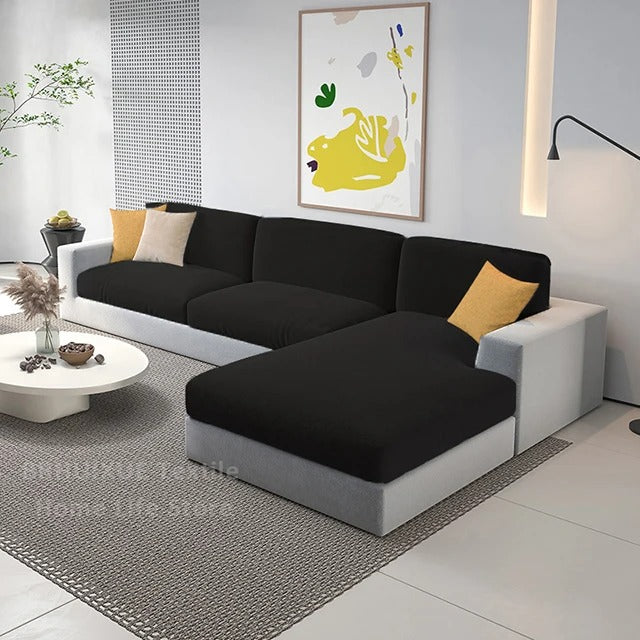 Super Soft Velvet Sofa Seat Cushion Cover