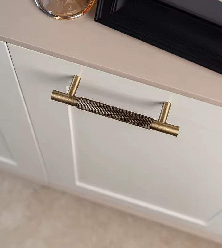Santaya Antique Brass Cabinet Handles & T-bar Knobs