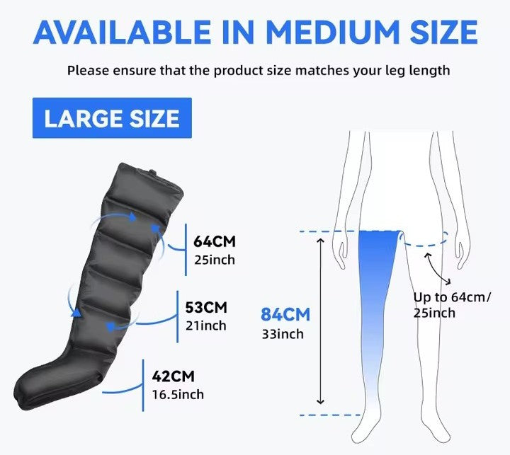 JinKairui Electric Pneumatic Leg Massager – Extended Version