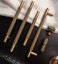 Santaya Antique Brass Cabinet Handles & T-bar Knobs
