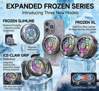 Universal Phone Cooler for Gaming – Magnetic Semiconductor Cooling Fan