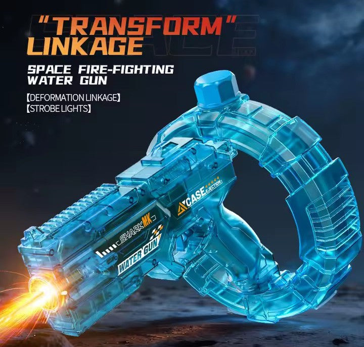Space Electric Water Gun with LED Lights – Full Auto Continuous Fire