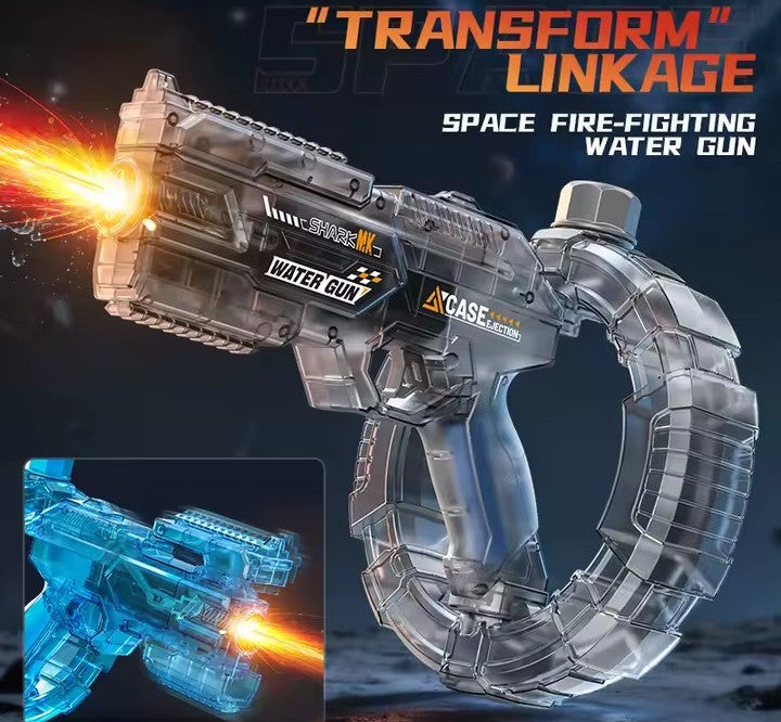 Space Electric Water Gun with LED Lights – Full Auto Continuous Fire
