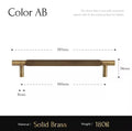 Santaya Antique Brass Cabinet Handles & T-bar Knobs