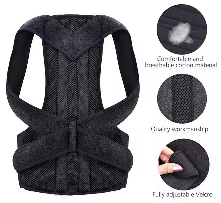 Upper Back Posture Corrector – Clavicle & Shoulder Support Brace