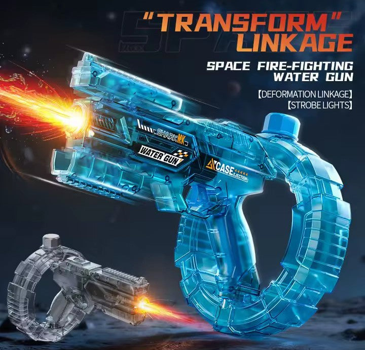 Space Electric Water Gun with LED Lights – Full Auto Continuous Fire