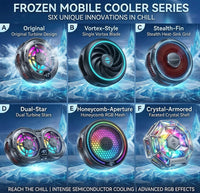 Universal Phone Cooler for Gaming – Magnetic Semiconductor Cooling Fan