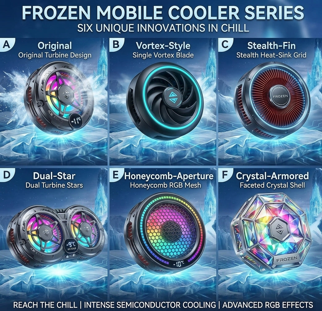 Universal Phone Cooler for Gaming – Magnetic Semiconductor Cooling Fan